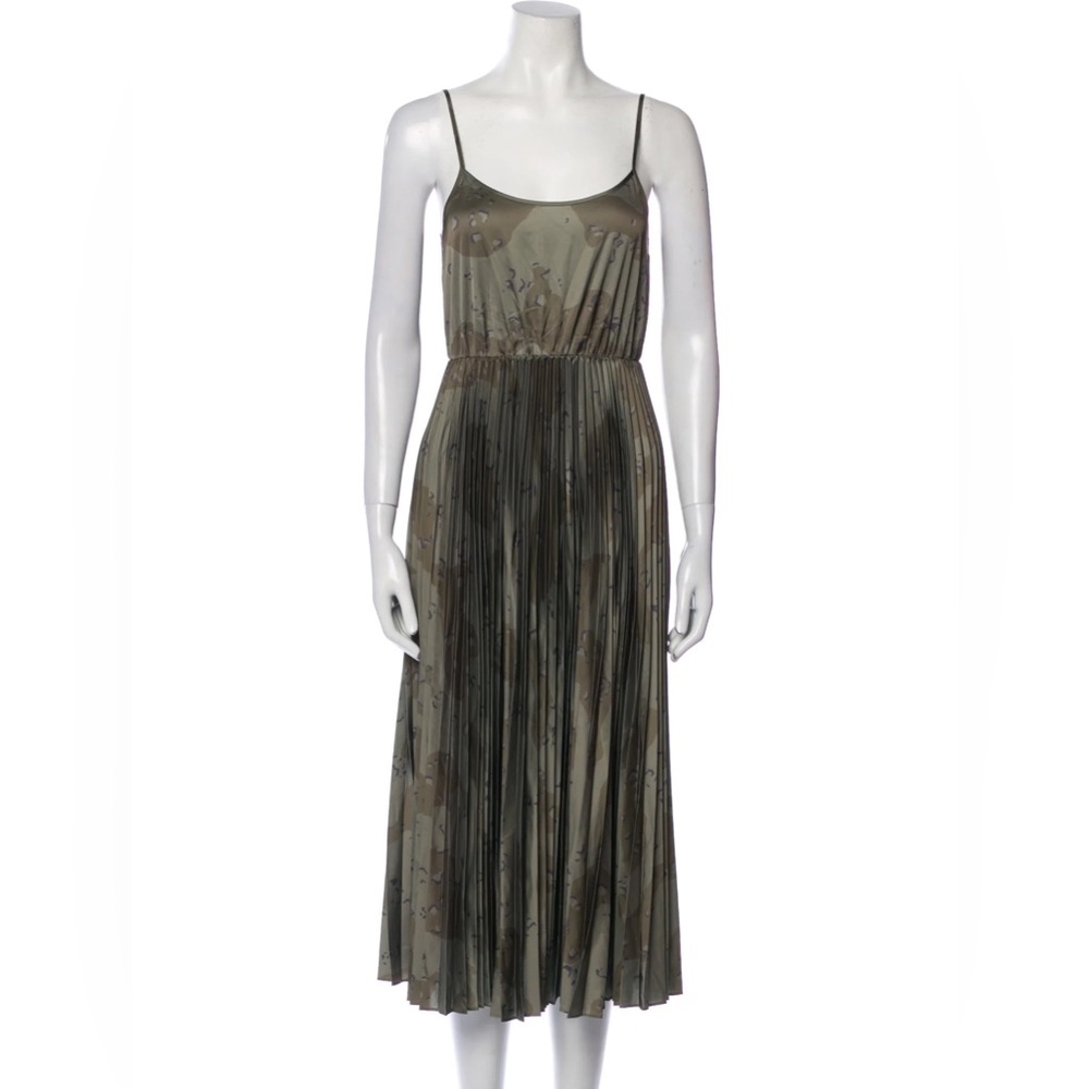 All Saints Like New Olive Green Maxi Dress - Picture 1 of 5